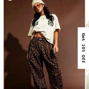 Happy Chance Barrel Leg Boxer Pants